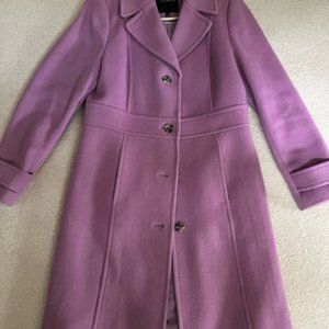 Talbots Mauve winter overcoat (size 6)
